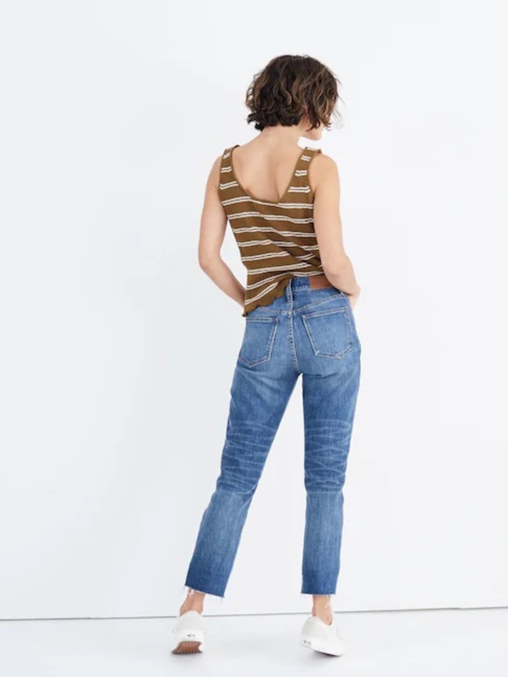 Madewell High Rise Slim Crop Boyjean Light Wash Jeans - Picture 3 of 12